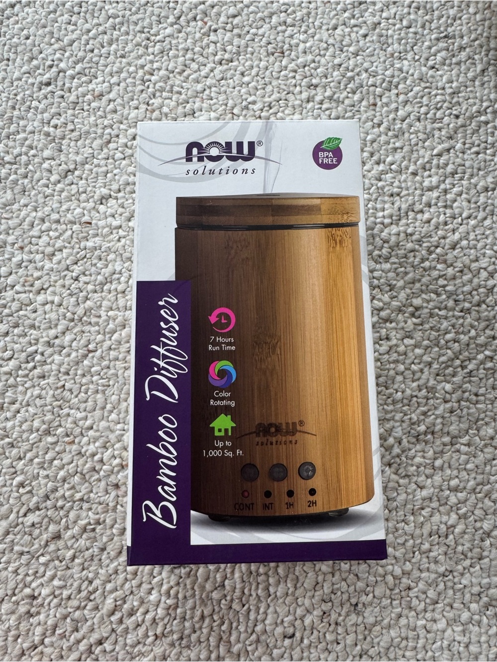 Bamboo Ultrasonic Diffuser - Natural Bamboo